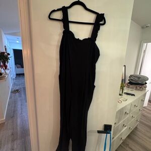 Lush Black Knit Detail Jacket